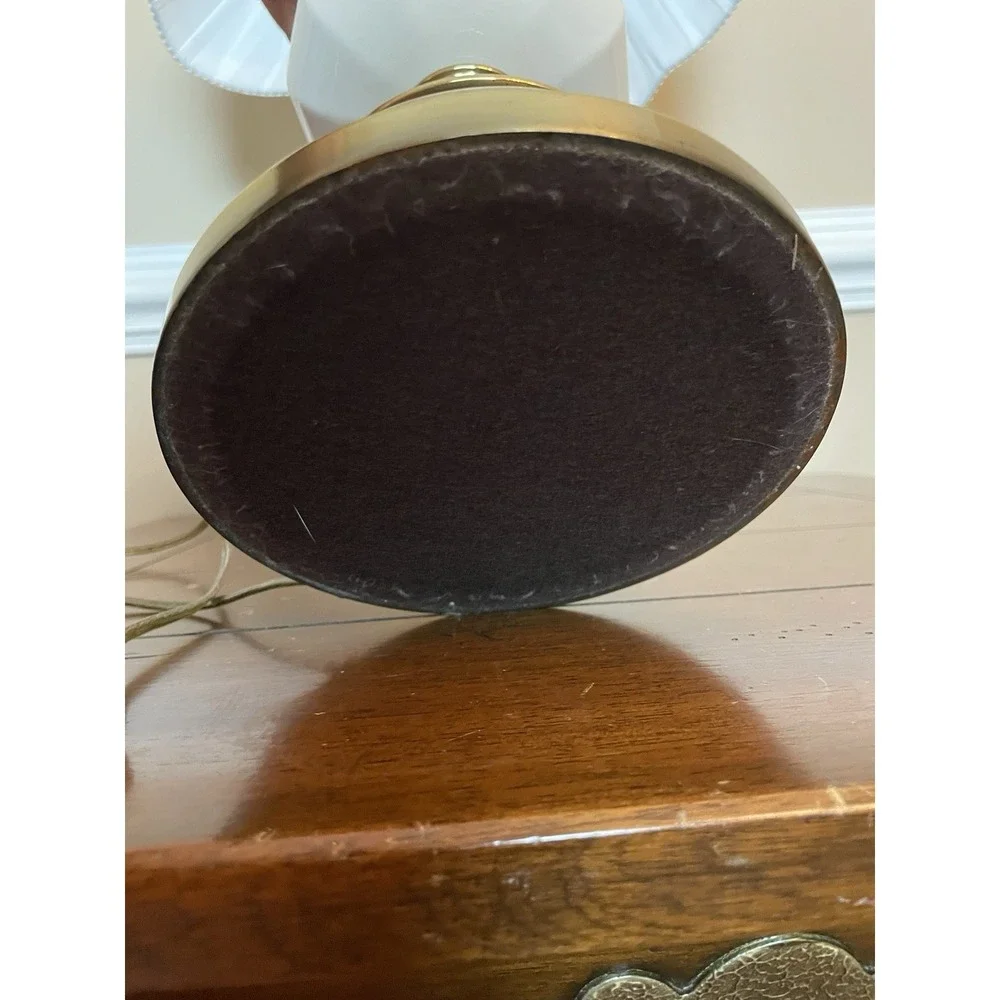 Vintage Brass And Ceramic Lamp 31
